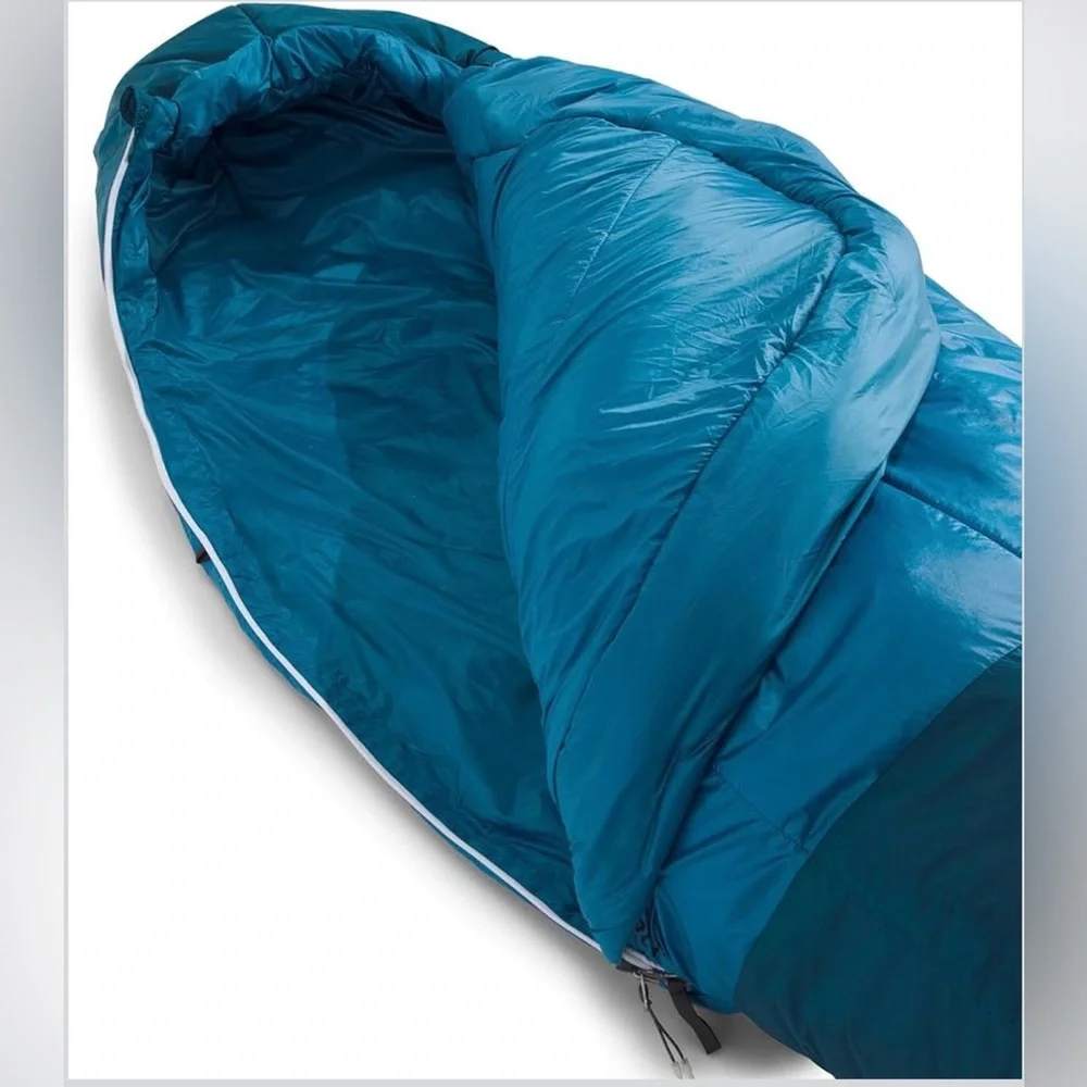 NWOT North Face Cats Meow 20f/ 7-c Backpacking sleeping Bag X Long R Hand zip - Picture 3 of 8